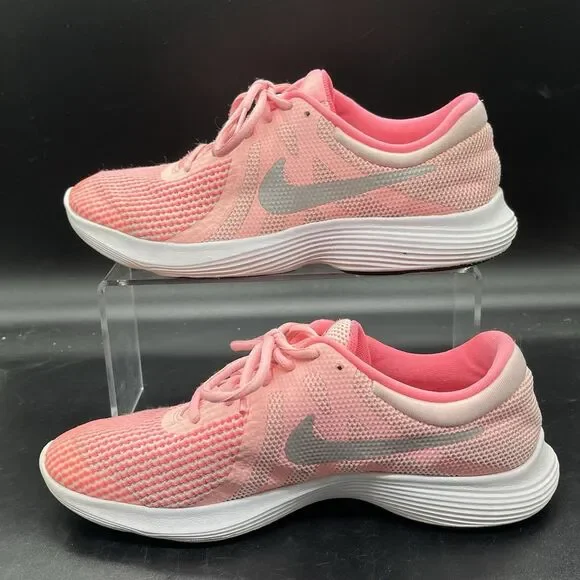 Nike revolution 4 sneaker girls size 7Y 943306-600 pink running athletic - Picture 2 of 7